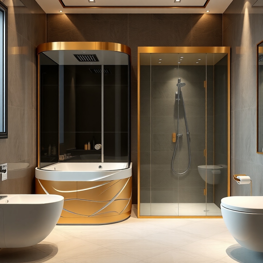 Lüks Banyo Dekorasyonu