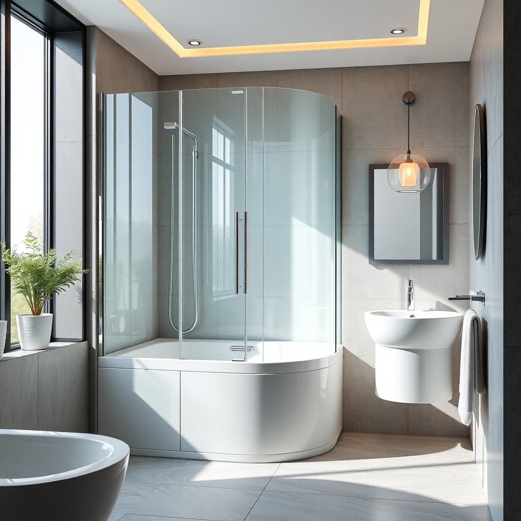 Buzlu Cam Duşakabin Modelleri